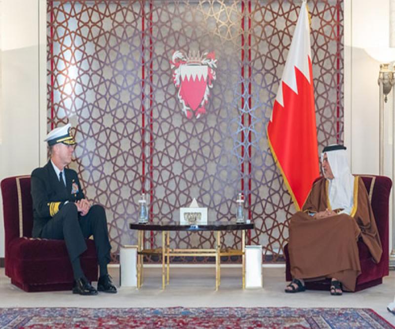 Bahrain’s Deputy Supreme Commander Receives Newly Appointed US Fifth Fleet Commander