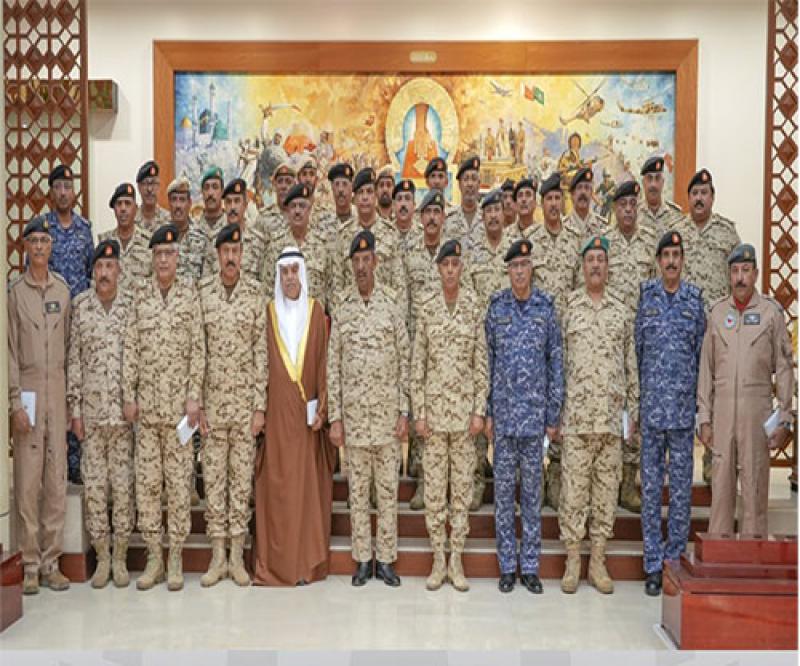Bahrain Defence Force Commander-in-Chief Honours Senior Officers