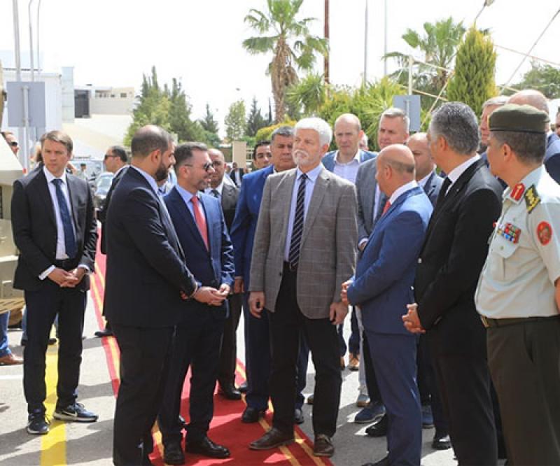Czech President Visits Industries Zone of Jordan Design and Development Bureau (JODDB)