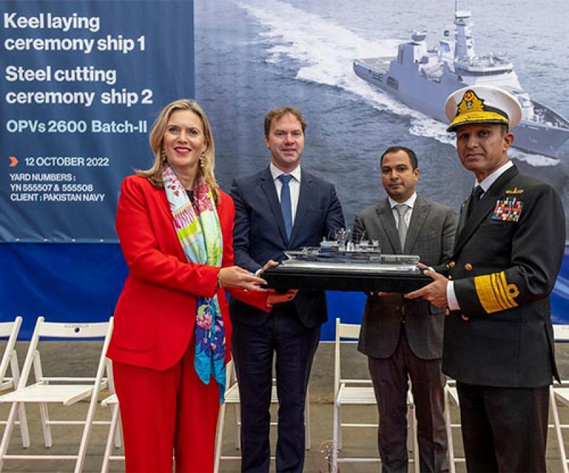 Damen Starts Construction of Two OPV 2600 Vessels for Pakistan Navy