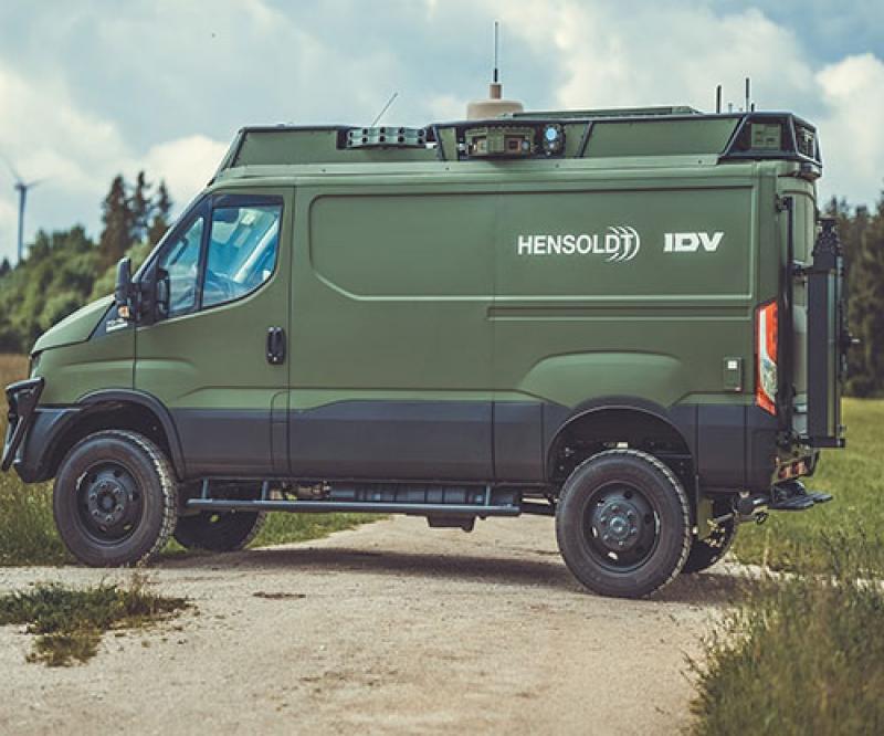 HENSOLDT, IDV Present First Operational Sensor Composite Vehicle for Civil & Military Applications