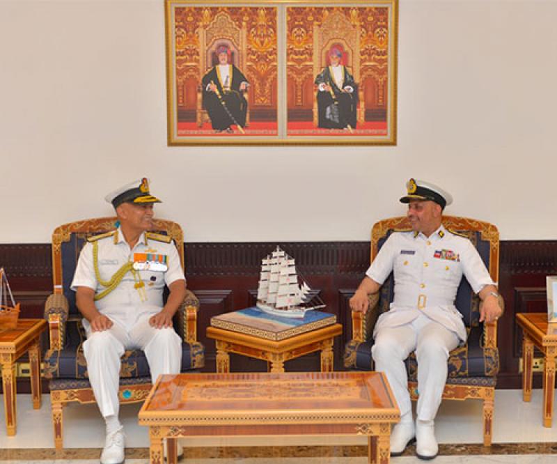 Indian Chief of Naval Staff Concludes Visit to Oman