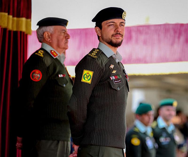 Jordanian Crown Prince Attends Graduation of Future Knights Officers