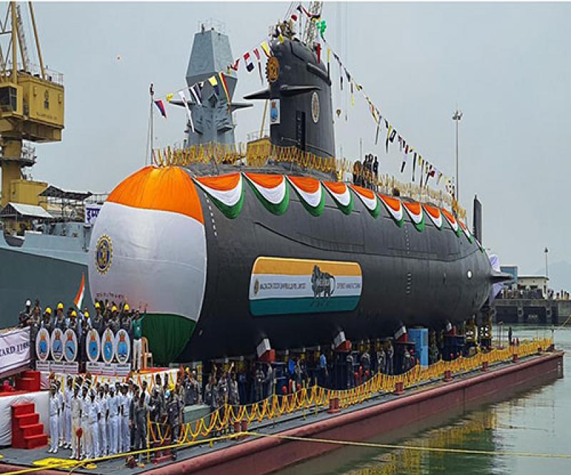 Naval Group India Launches Sixth Kalvari-Class Submarine with Scorpene® Design