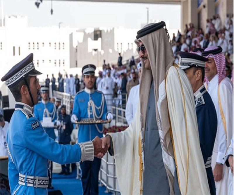 Qatar’s Emir Patronizes Graduation Ceremony of 6th Batch of Police College Candidates