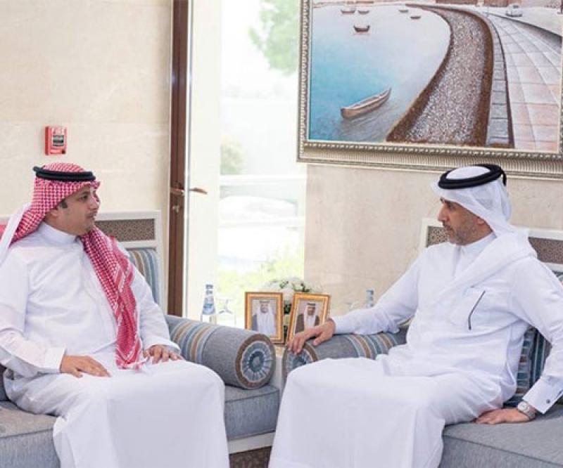 Qatar’s Minister of State for Interior Affairs Meets President of NAUSS
