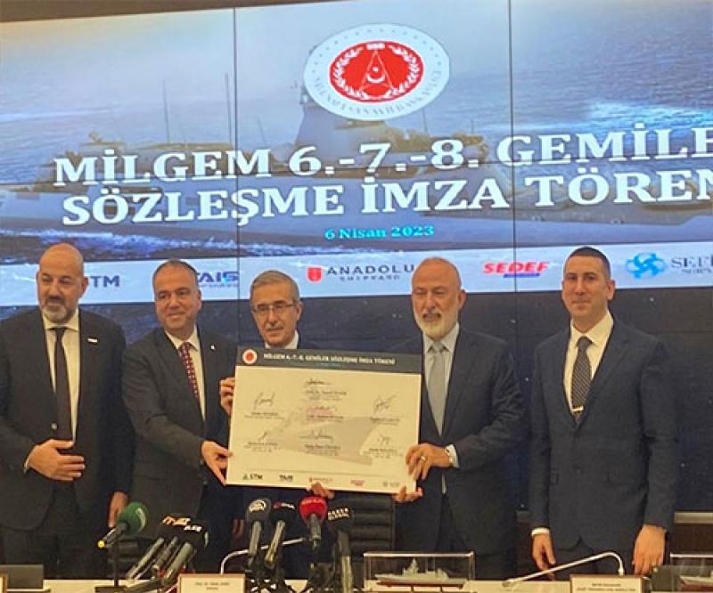 Three National Frigates to be Built for Turkish Navy in 36 Months