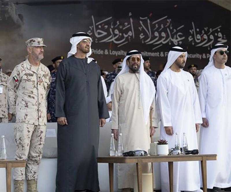 UAE President Attends 9th Edition of ‘Union Fortress 9’ Military Parade 