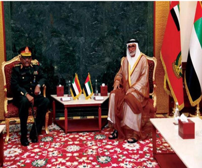 UAE Receives Chief of Staff of Sudanese Armed Forces
