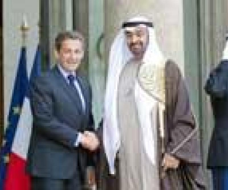 UAE Crown Prince Meets Sarkozy