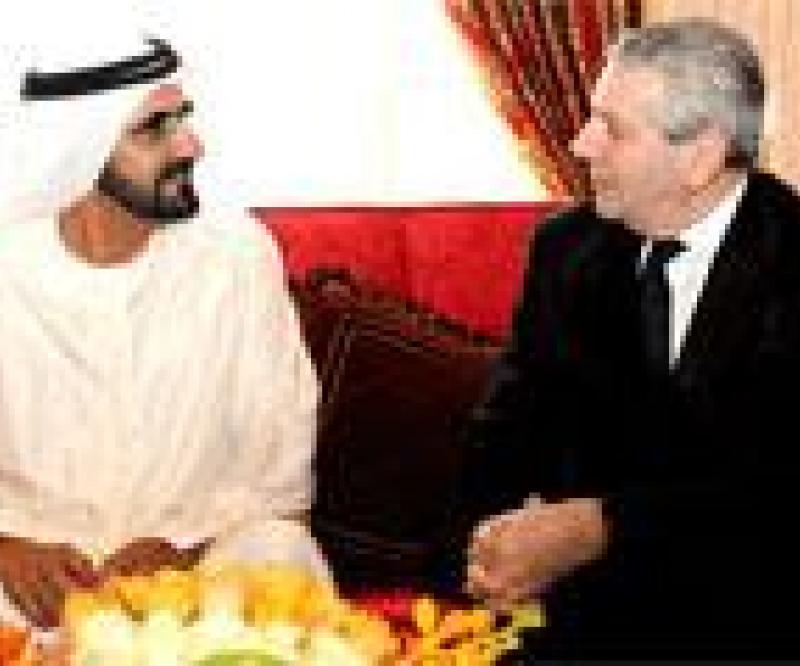 Sheikh Mohammed Receives Italian Defense Minister