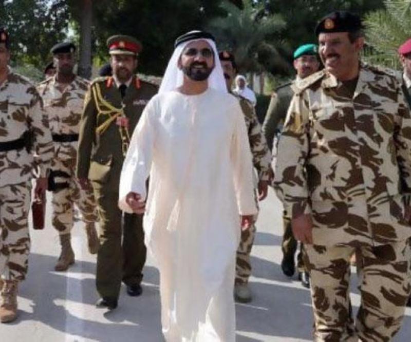 Sheikh Mohammed Visits Emirati Peninsula Shield Force