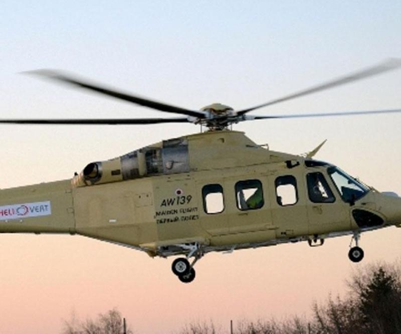 1st AW139 Assembled in Russia Performs Maiden Flight