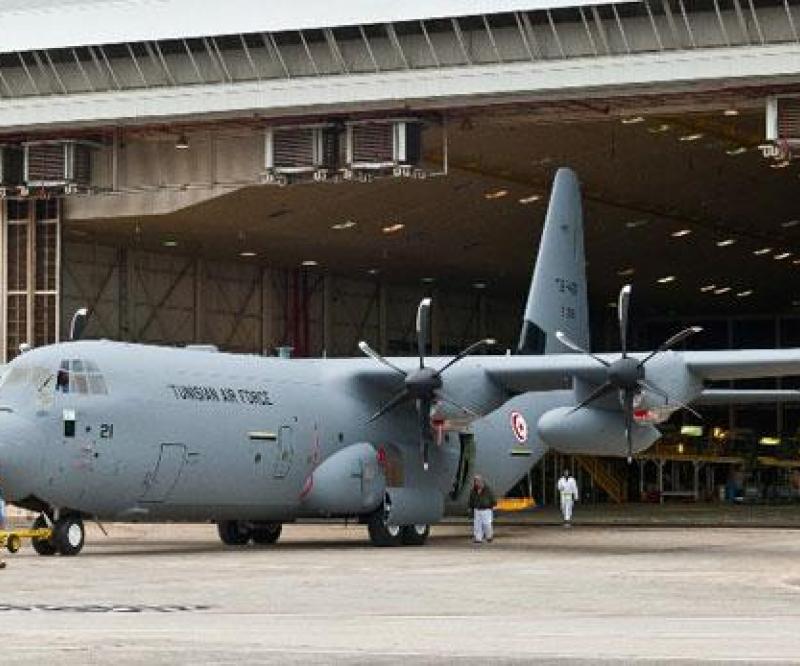 Tunisia's First C-130J Sees Daylight