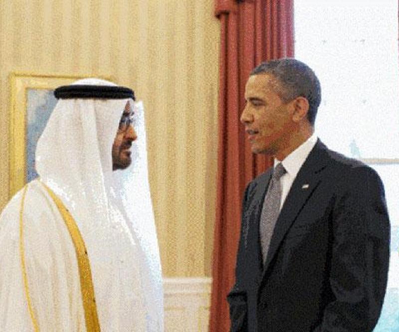 Mohammad Bin Zayed-Obama Discuss Bilateral Ties