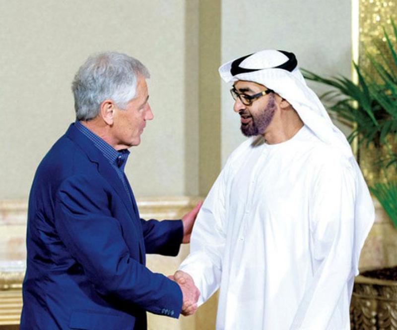 Mohamed bin Zayed Receives US Defense Secretary