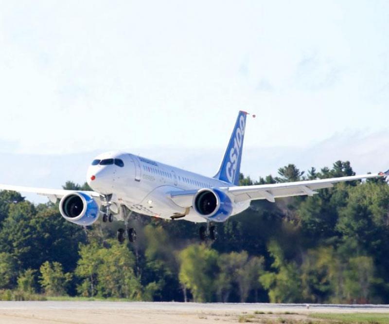 P&W's PurePower Engine Powers Bombardier CSeries 1st Flight
