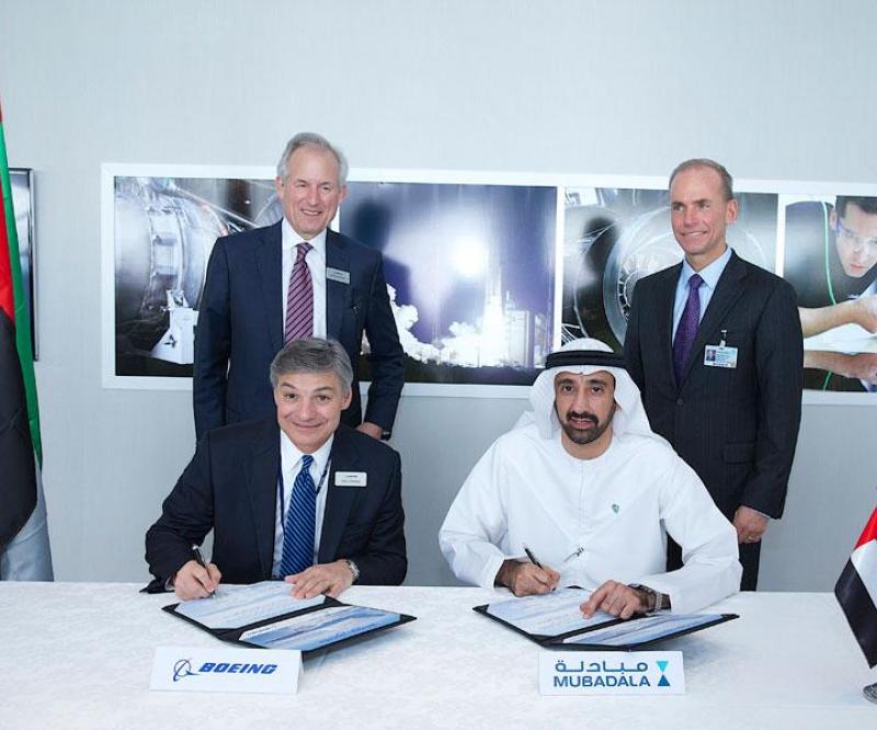 Boeing, Mubadala Sign New Strategic Agreement