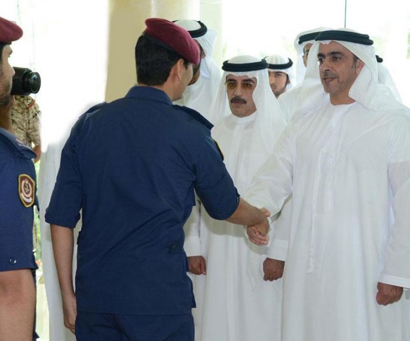 Lt. General Saif bin Zayed Inspects UAE Forces in Bahrain