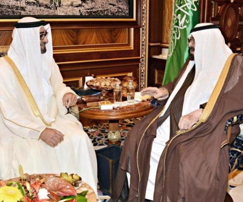 Saudi King Receives Crown Prince of Abu Dhabi