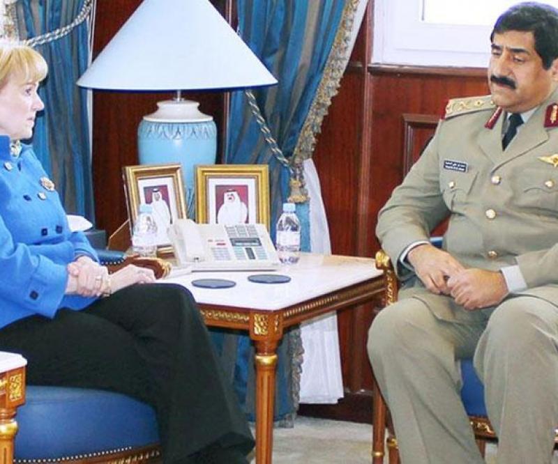 Qatar Minister of State for Defense Affairs Meets US Official