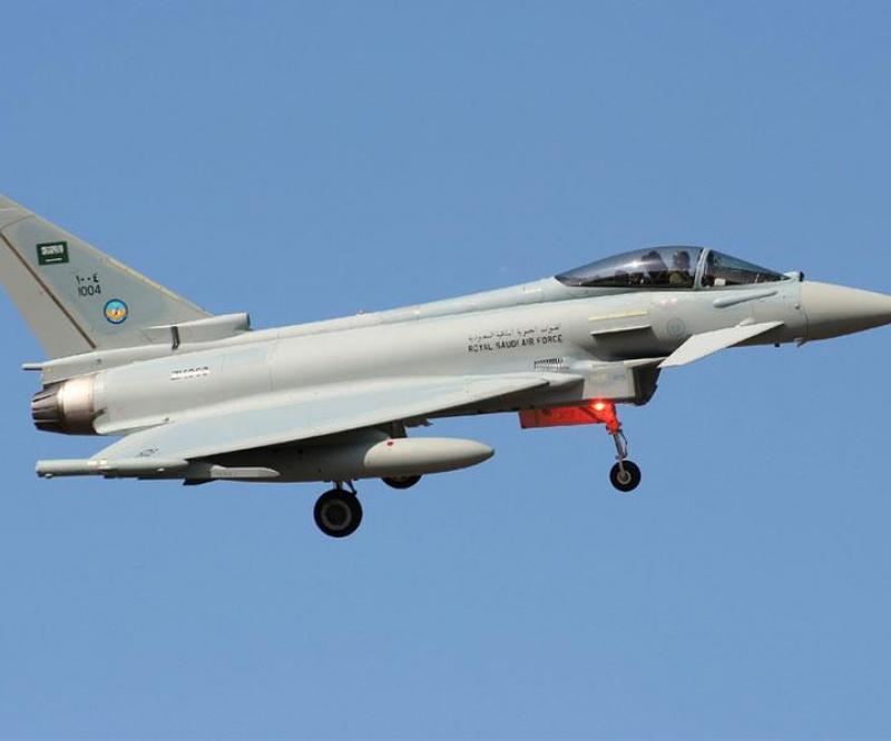 Saudi Air Force Typhoon Completes 10,000 Flying Hours