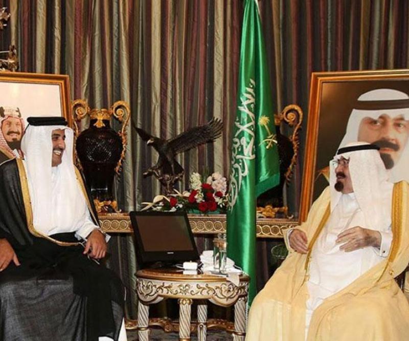 Saudi King, Qatar’s Emir Meet in Jeddah