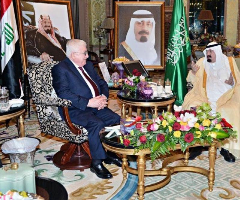 Saudi King Receives New Iraqi President
