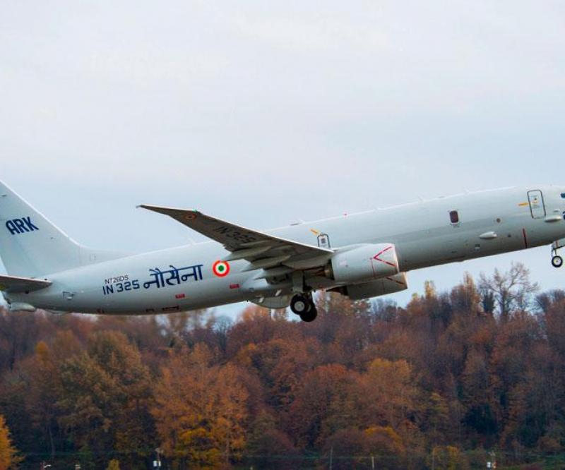 Boeing Delivers Sixth P-8I Maritime Patrol Aircraft to India