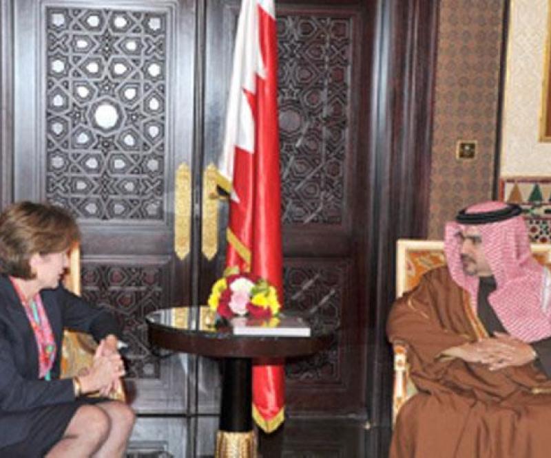 Bahrain Crown Prince Meets Lockheed Martin CEO