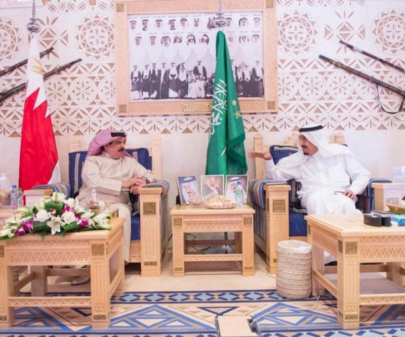 New Saudi King Receives King of Bahrain
