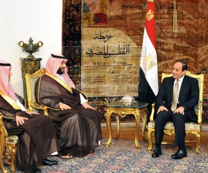 Egyptian President, Saudi Defense Minister Meet in Cairo
