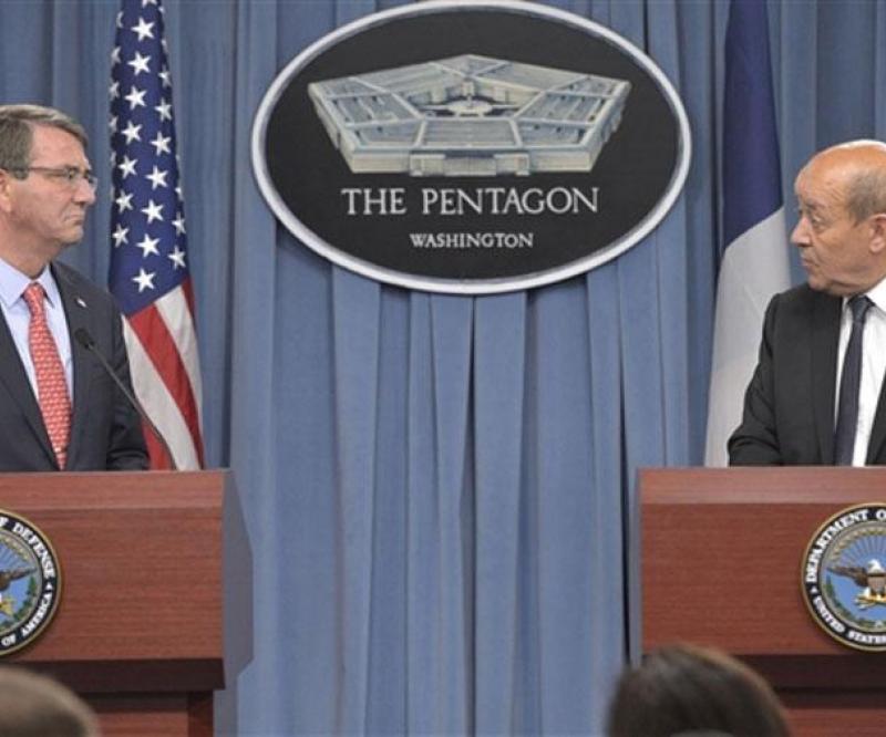 US, French Defense Ministers Review Military Cooperation
