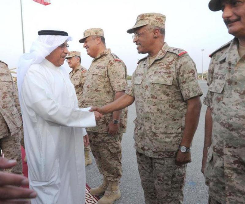 Kuwait’s Defense Minister Visits Troops in the North