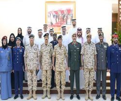 Bahrain’s Chief of Staff Receives UAE National Defense College Delegation