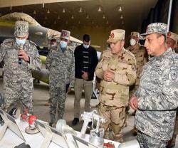 Egypt’s Chief of Staff Inspects Air Base