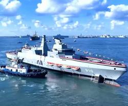 Egypt Launches First Domestically-Built Meko A200 Frigate Al-Jabbar