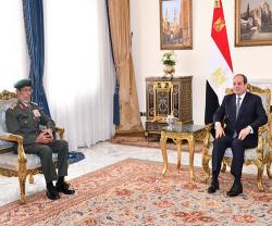 Egyptian President & Defense Minister Receive UAE Chief-of- Staff 