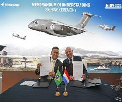 Embraer, Netherlands Industries for Defence & Security to Expand Cooperation 