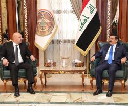 Iraq’s Defense Minister Receives Commander of Lebanese Armed Forces