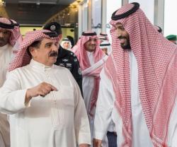 Saudi Minister of Defense Receives King of Bahrain