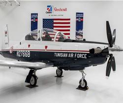 Tunisian Air Force Receives Eighth T-6C Texan II Trainer Aircraft