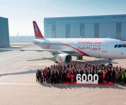 Air Arabia Takes Delivery of its 37th A320 Aircraft