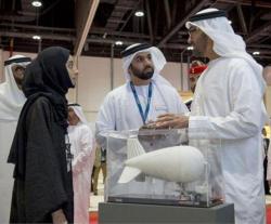 Mohamed bin Zayed Tours Abu Dhabi Aviation & Aerospace Week