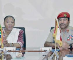 South African Minister of Defense Concludes Visit to Oman