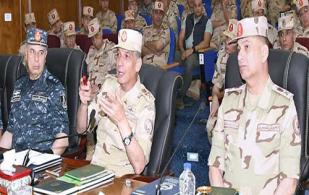 Egyptian Commander-in-Chief Witnesses Joint Tactical & Strategic Command Centers Exercise