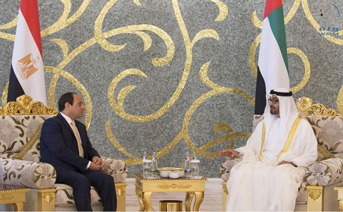 Abu Dhabi Crown Prince Receives Egyptian President