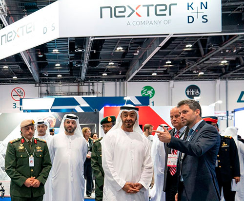 Abu Dhabi Crown Prince Toured UMEX/SimTEX 2020