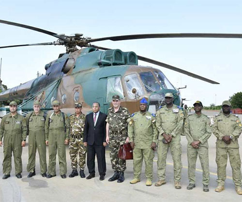 Algeria Donates Two MI-24V and Two MI-171 Helicopters to Niger Army Algeria Donates Two MI-24V and Two MI-171 Helicopters to Niger Army