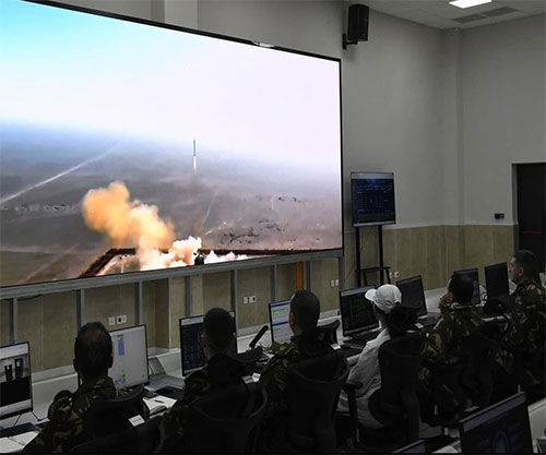 Algerian Chief of Staff Observes “Alsat-3B” Satellite Launch from China